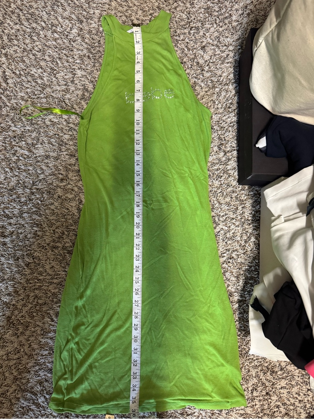 bebe Lime Green dress